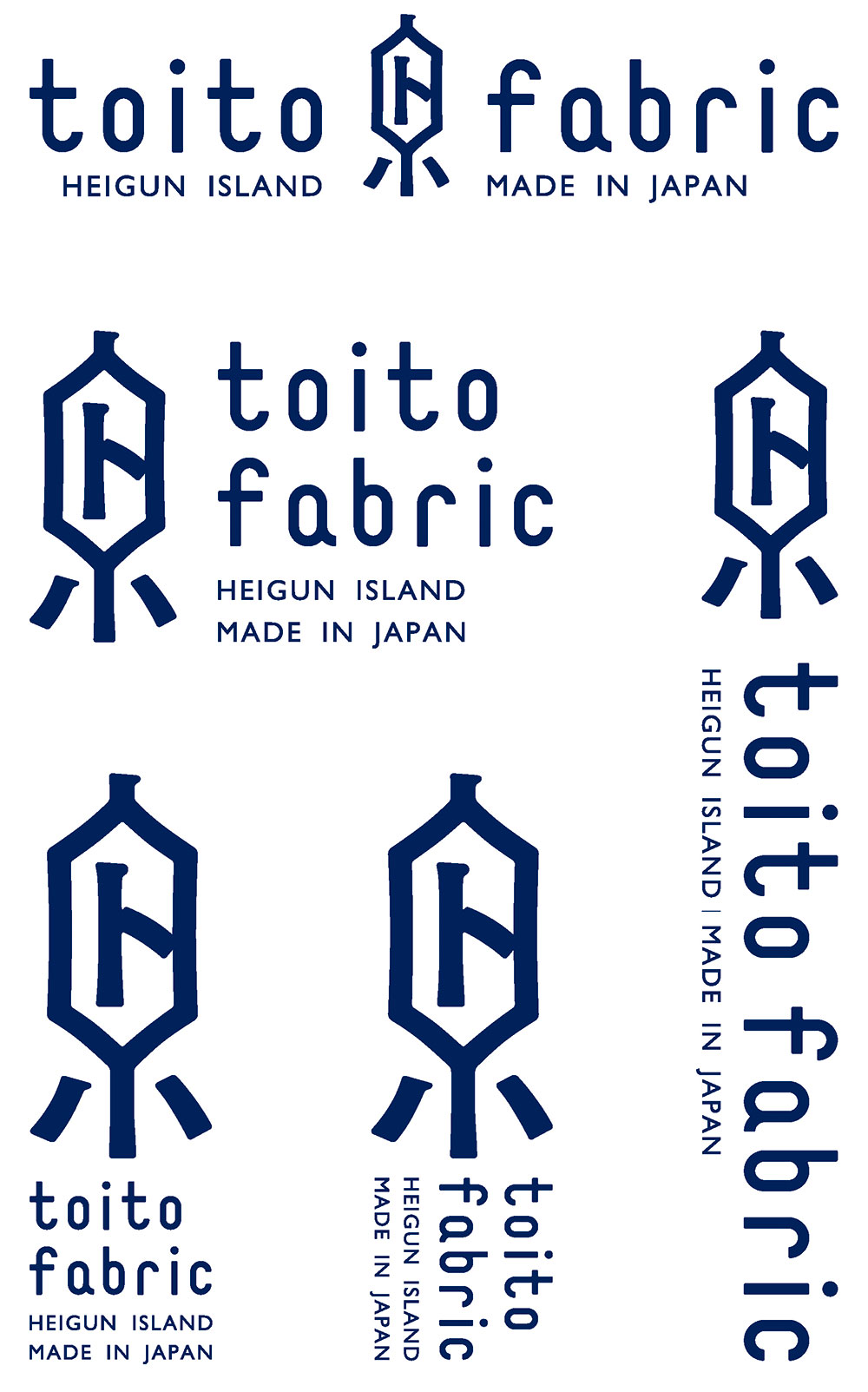 toito fabric　ロゴデザイン